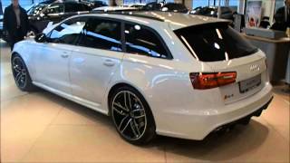 2014 Audi RS6 Avant C7 Glacier white with carbon packagewalkaround [upl. by Demmy]