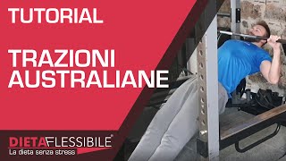 Tutorial Trazioni Australiane [upl. by Rehpotsyrk827]