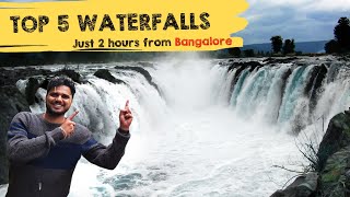 Top 5 Waterfalls Near Bangalore  Bangalore Waterfalls places  Must visit waterfalls  Bangalore [upl. by Wang]