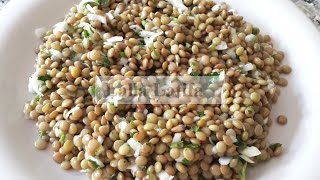 Salade de lentilles شلاظه بسيطه وفوائدها كثيره [upl. by Eineeuq]