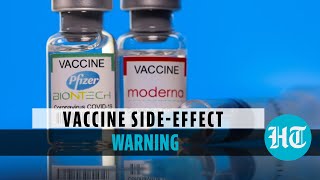 Vaccine sideeffects Enlarged heart warning for Pfizer Moderna jabs in USA [upl. by Bilow]