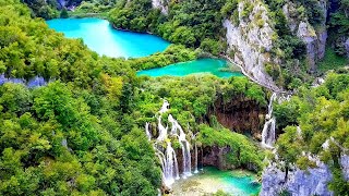 Croatias amazing PLITVICE Stunning view from drone [upl. by Jamel]