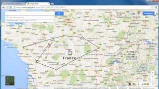 Google Maps  Mesurer des distances [upl. by Yslek292]