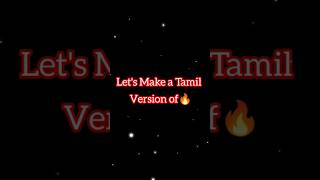 BELIEVER🔥  Imagine Dragons Tamil Version trending song lyrics tamil shorts remix remakehit [upl. by Barbur]