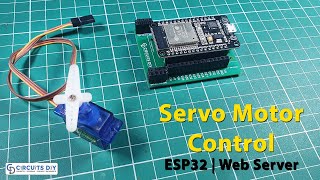 Servo Motor Control with Web Server  ESP32 [upl. by Ardnaxela]