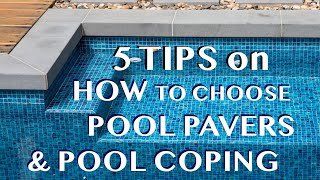 POOL PAVERS amp POOL COPING 5 TIPS ON HOW TO CHOOSE POOL PAVERS AND POOL COPING BY ARMSTONE [upl. by Scandura]