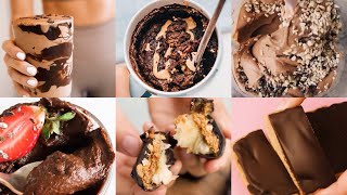 8 Easy Vegan Desserts Chocolate Recipes [upl. by Datnow74]