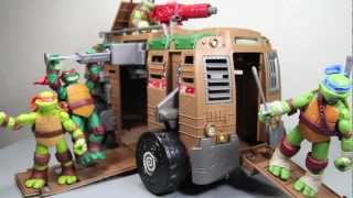 Ninja Turtle Lair Games IRL  TMNT Toys  Toymation [upl. by Shurwood851]