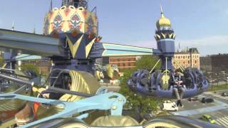 Fatamorgana  Tivoli Gardens  Onride Mounted MultiAngle POV [upl. by Grath]