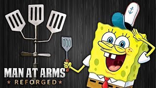 Spat the Hydrodynamic Spatula  SpongeBob SquarePants  MAN AT ARMS REFORGED [upl. by Neilson]