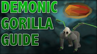 OSRS Demonic Gorillas Guide  Easy Kills  Noob Friendly  Cheap [upl. by Micah684]