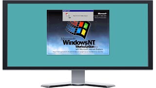 Installing Windows NT 40 Workstation with all Service Packs in VMware WorkstationPlayer [upl. by Hametaf]