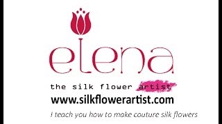 How no make silk flowers  The Silk Flower Artist [upl. by Naryb344]