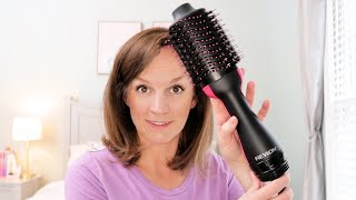 REVLON ONE STEP HAIR DRYER amp STYLER • Review amp Tutorial [upl. by Ailiec]