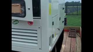 15K Diesel Generator uncrating and startup [upl. by Adnihc]