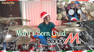 Marys Boy Child  Oh My Lord  Boney M  Drum Cover by KALONICA NICX [upl. by Yalhsa]