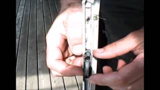 DIY  Patio Screen Door Adjustment amp Lube [upl. by Ryon]