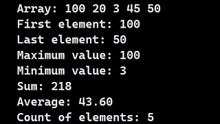 learn bash scripting on linux  create bash array sum min max avg  count [upl. by Lamdin939]