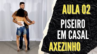 Como Dançar Piseiro em Casal  Aula 02  Miudinho Aberto  Iniciante [upl. by Lunsford]