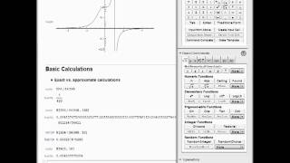 Handson Start to Mathematica 8 Basic Calculations [upl. by Haonam134]