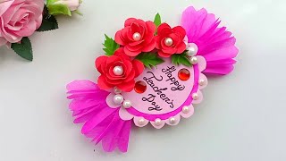 DIY  Teachers day popup card making ideas  Happy teachers day greeting card handmade [upl. by Einnahpets]