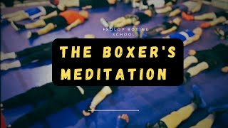 Meditation for a boxer [upl. by Ajroj]