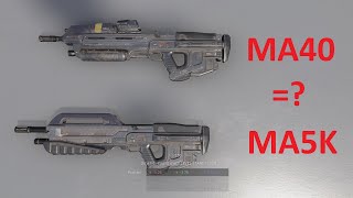 Halo Infinite  Is The MA5K A Reskinned Assault Rifle [upl. by Lambard]