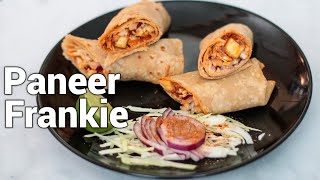 paneer frankie recipe  paneer kathi roll  paneer wrap  Sowjis Kitchen [upl. by Anits498]