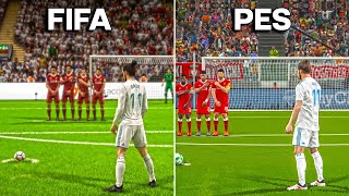 Gareth Bale FREE KICKS  FIFA vs PES 20082023 [upl. by Elene]