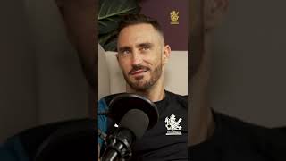 Captain Faf du Plessis on AB de Villiers  RCB Podcast [upl. by Hammock123]