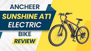 ANCHEER Sunshine AT1 Electric Bike Review [upl. by Akoek684]