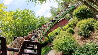 Raupenachterbahn Onride Video Bayern Park Reisbach 2024 [upl. by Fiertz]