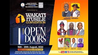 WAKATI ITUSILE CONVENTION quotNIGHT VIGILquot DAY 317TH AUGUST 2022  VEN TUNDE BAMIGBOYE [upl. by Inar819]