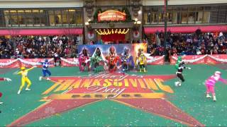 Power Rangers LIVE at the Macys Thanksgiving Day Parade [upl. by Andrew764]