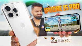 iPhone 15 Pro  PUBG Test with FPS 🔥 Heating amp Battery Drain 🤐 A17 Pro Chip 🔥 [upl. by Annala]