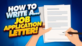 Writing a Job Application Letter 4 TIPS Words amp Phrases  JOB APPLICATION LETTER TEMPLATES [upl. by Esbenshade]