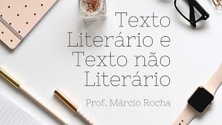 Texto Literário e Texto Não Literário [upl. by Maury]