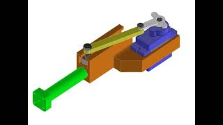 Linear motion animation with MG90s servo [upl. by Shakespeare180]