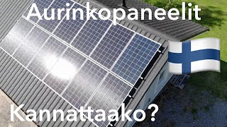 Aurinkopaneelit Suomessa  Kannattaako [upl. by Lamberto]