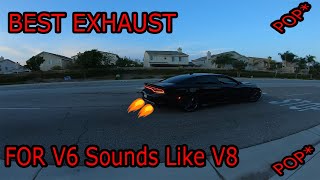 DODGE CHARGER GT BIG BOZ EXHAUST DRIVE BYS AND PULLS BEST SOUNDING V6 [upl. by Myra]