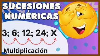 Sucesiones Numéricas con Multiplicación  Matemáticas Fáciles [upl. by Hubey714]