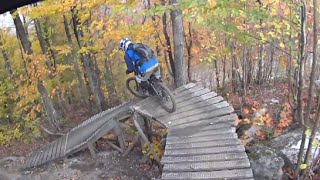 Downhill Bromont Mountain Bike Ride  Track 18  Sony POV Action Cam [upl. by Nolava]