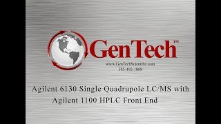 Agilent 6130 Single Quadrupole LCMS with Agilent 1100 HPLC Front End [upl. by Aniwde]