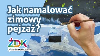 Jak namalować zimowy pejzaż [upl. by Sorilda]