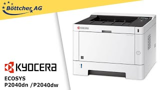 Laserdrucker Kyocera ECOSYS P2040dn  P2040dw [upl. by Shina]