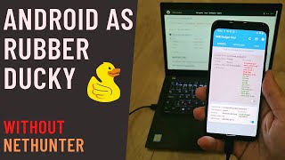 How to setup Android as Rubber Ducky without NetHunter  part 2  Tutorial  HID  BadUSB  Termux [upl. by Adnarrim]