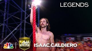 Isaac Caldiero The First and Fastest American to Finish Stage 4  American Ninja Warrior [upl. by Nerahs459]