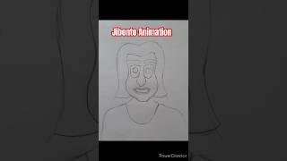 Jibonto Animation Drawing shorts drawing [upl. by Eatnhoj614]