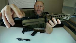 Diamondback DB15 AR 556x45mm NATO 16quot Burnt Bronze Cerakote 6 Position Polymer Stock amp Grip Review [upl. by Appolonia]