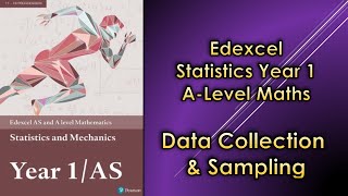 Edexcel A Level Maths Statistics 1  Data Collection amp Sampling [upl. by Lumbard]